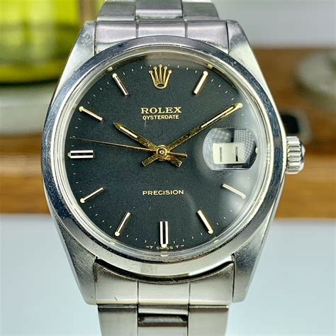 rolex oyster date precision automatic 6694 horloge|Rolex oysterdate precision price.